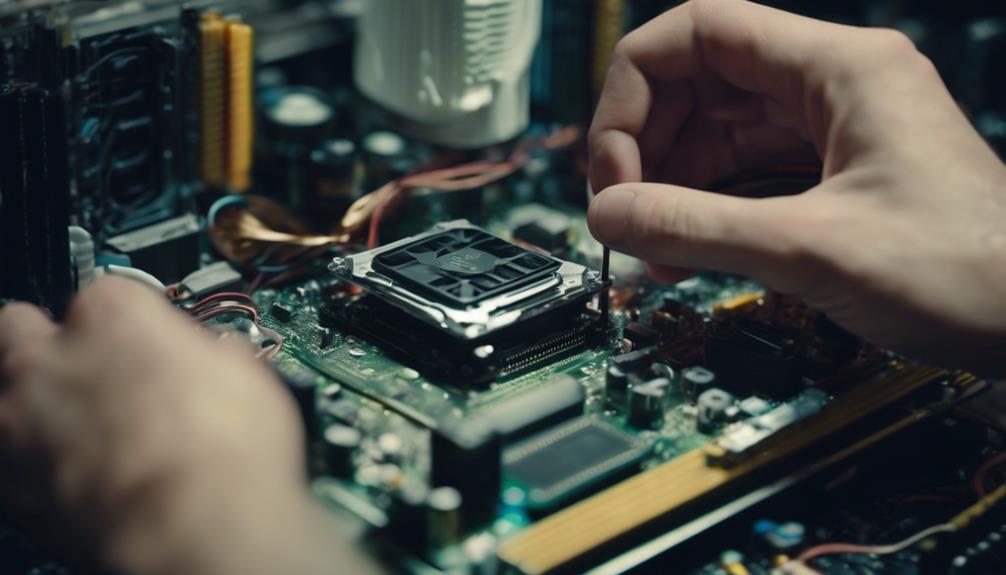 installation of hardware components